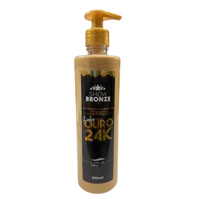 Hidratante Iluminador Corporal Ouro 24k 500ml - Imagem 2