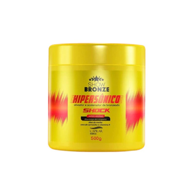 Hipersônico shock - ativador de bronzeado 500g