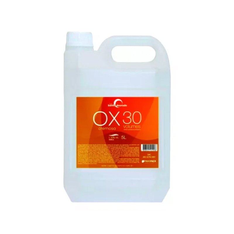 Ox Cremosa 30 Volumes Lual Banho Dourado 5L