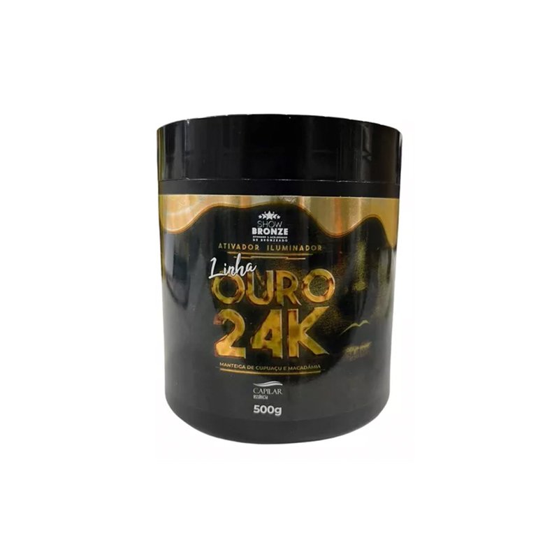 Ativador Iluminador de Bronzeado Ouro 24K 500g