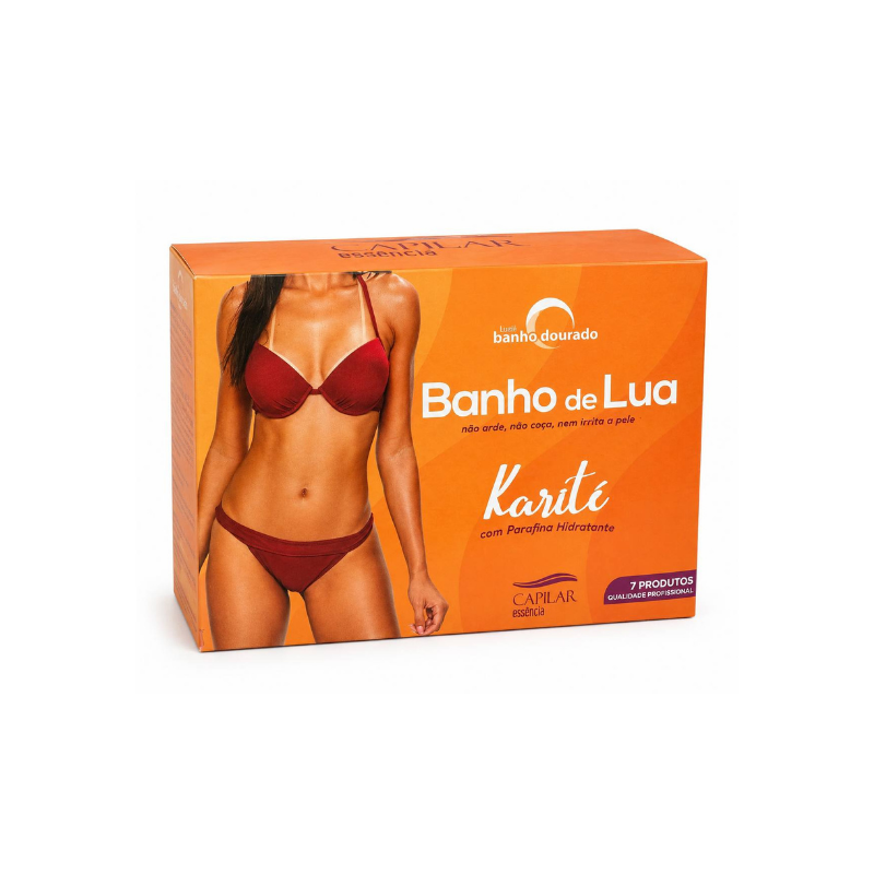 Kit Banho De Lua Karité 7 Produtos Show Bronze